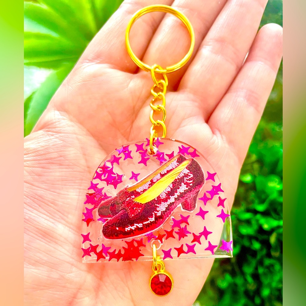 Ruby Slippers Acrylic Keychain